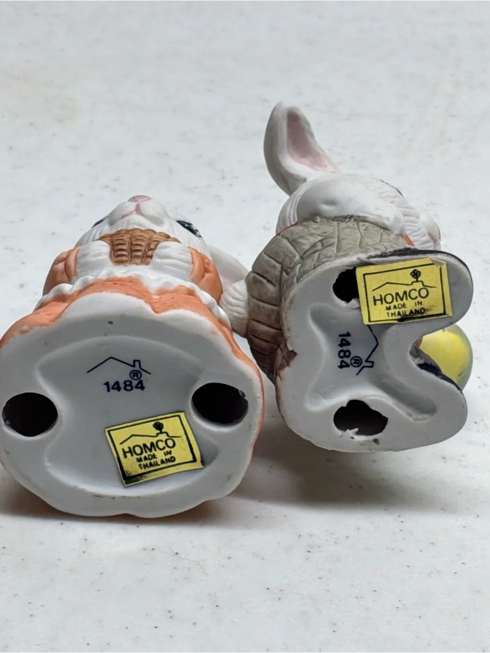 Homco Set of 4 Easter Bunnies In Open Box